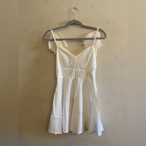White Angel Wing Dress